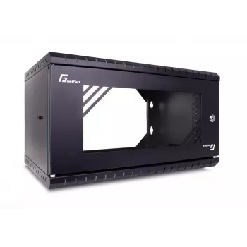 GETFORT ECO v3 19 inch 4U 520x450 stenska rack omara, črna