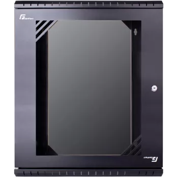 GETFORT ECO v3 19 inch 12U 520x450 stenska omara rack, črna