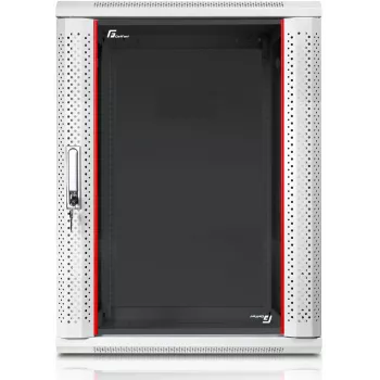 GETFORT WGF18-64EH-WGG 19-palčna 18U stenska omarica 600x450 mm siva