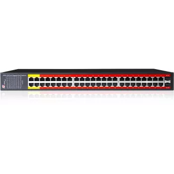 GETFORT GF-148-48PG-2S-800 upravljano stikalo PoE+ s 48 gigabitnimi vrati + 2 SFP, 800W