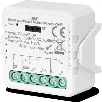GISE pametni enojni brezpotencialni relejski modul WiFi Tuya GSS-WF-DR
