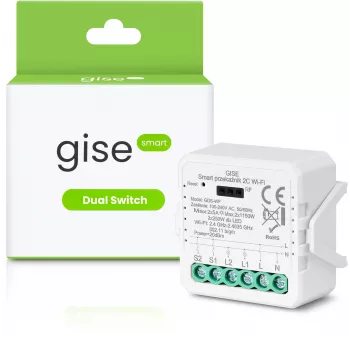 GISE pametni dvojni relejski modul WiFi Tuya GDS-WF