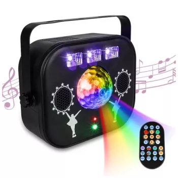 LIGHT4ME MULTIBOX večefektna LED krogla disko laser