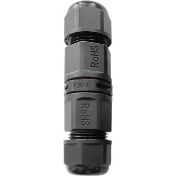 ORNO ravni kabelski spojnik IP68 3x4mm² 400V/20A hitri priključek OR-AE-13620