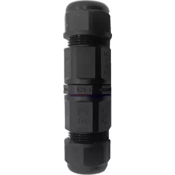 ORNO OR-AE-13621 ravni vmesni kabelski spojnik, IP68, 5-polni, 4 mm², 400V/20A