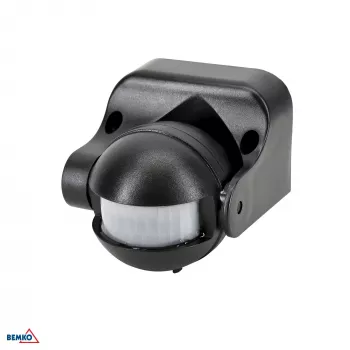 BEMKO PIR senzor gibanja 1200W 180° črn