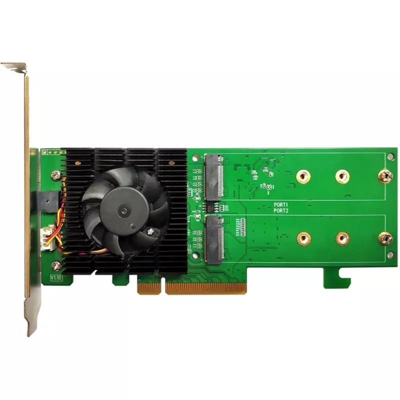 HighPoint SSD7202 krmilnik za shrambo NVMe RAID