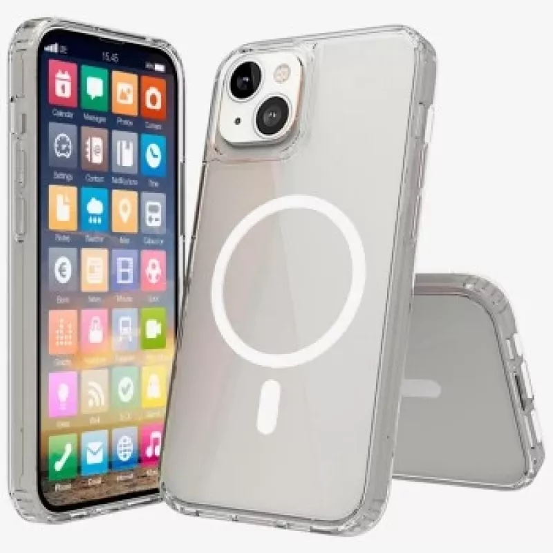 SCREENOR Bumper iPhone 15 Plus MagSafe prozoren