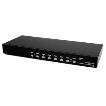 StarTech.com 8-portno 1U DVI USB KVM stikalo - 8-kratno DVI-I / USB-B stikalo za vgradnjo v rack
