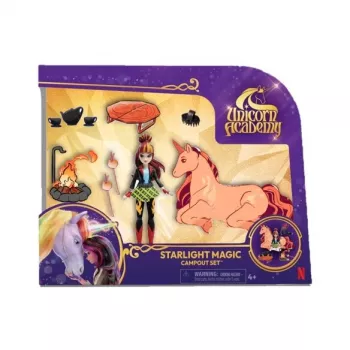 SPINMASTER Unicorn Academy - set Cinders Campfire (z Valentino, Cinder in dodatki)