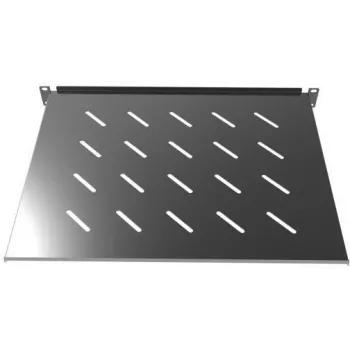 Hikvision DS-XSPB04-S/B/Overseas 1U 19-palčna stenska polica za rack, črna, nosilnost 10 kg