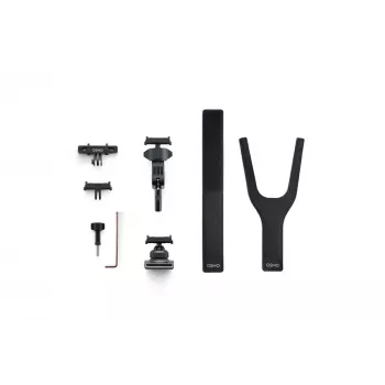 DJI Osmo Action komplet za cestno kolesarjenje (prsni pas, nosilec za krmilo, lepilni nosilci) - črn