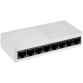 Hikvision DS-3E0108D-O neupravljano stikalo 8 vrat 10/100 Mbps namizno