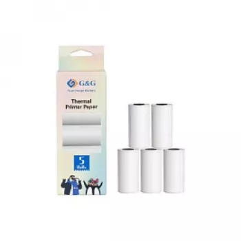 G&G termični papir 5 zvitkov 57 x 30 mm dolžina 6,6 m (21690)
