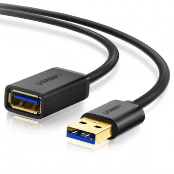 UGREEN USB 3.0 podaljševalni kabel 2m, črn