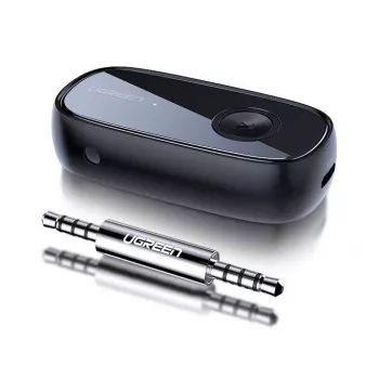 UGREEN Bluetooth 5.0 avdio sprejemnik AUX aptX, aptX LL mini vtič za slušalke, črn (70304)