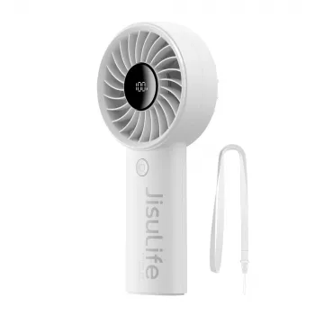 JISULIFE ročni ventilator Life4 3600mAh, prenosni USB ventilator, siv