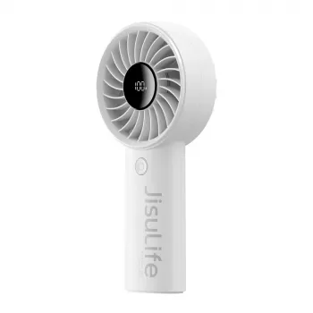 JISULIFE ročni ventilator Life4 3600mAh, prenosni USB ventilator, siv