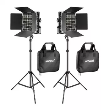 NEEWER 660 Bi-Color LED video luč komplet (2 luči, 40W, 3200-5600K)