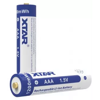 XTAR AAA 1,5 V 750 mAh polnilna Li-ion baterija (4 kosi) z zaščito