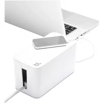 Bluelounge CableBox Mini bela škatla za upravljanje kablov