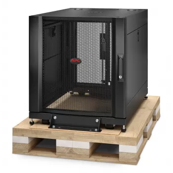 APC NetShelter SX 12U ohišje strežniškega racka 600mm x 900mm s stranskimi stenami črno Shock embalaža