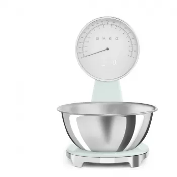 SMEG analogna in digitalna kuhinjska tehtnica pastelno zelena KSF01PGWW