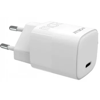 CELLY TC1USBC20WEVOWH napajalnik USB-C 20W bel