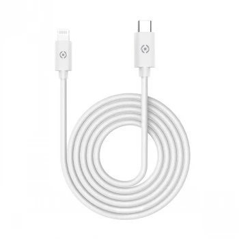 CELLY kabel Lightning na USB-C 60W - 1,2m bel, MFi certificiran