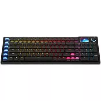 Corsair Vanguard Air 99 brezžična igralna tipkovnica, optično-mehanska, nizkega profila, 8K Polling, DE razporeditev - črna