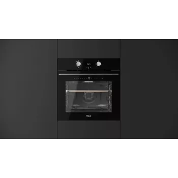 Teka HLB 8510 P 70 L črna vgradna večfunkcijska pirolitična pečica