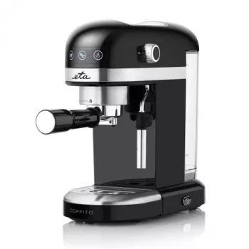 Espresso aparat ETA Coffito 017590000, 15 bar, 1000 W, črno-srebrn