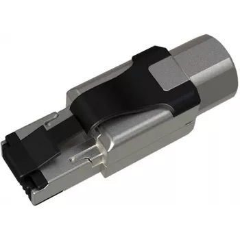 SOLARIX industrijski RJ45 Cat.6A STP konektor brez orodja, 1 kos, črno-srebrn