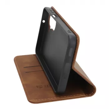 Tactical ovitek knjiga Xproof Galaxy A27 5G blato rjav