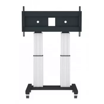 NEOMOUNTS NEWSTAR motorizirano mobilno talno stojalo za zaslone 70-120 inch, VESA 300x200 do 1200x600, srebrno