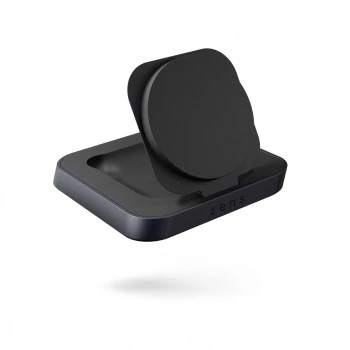 ZENS magnetni polnilnik za nočno omarico - 20W brezžično stojalo za polnjenje za iPhone in AirPods (črn)