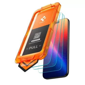 Spigen Glas.tR AlignMaster Slim 3-Pack zaščitna folija za zaslon iz kaljenega stekla za Apple iPhone 17