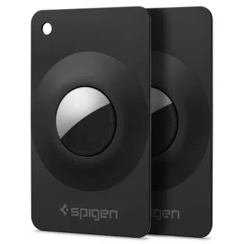 Spigen AirFit 2 2-Pack Apple AirTag 1/2 črn
