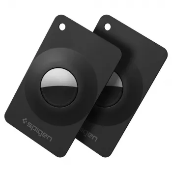 Spigen AirFit 2 2-Pack Apple AirTag 1/2 črn