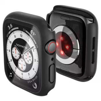 Spigen Thin Fit 360 Apple Watch 4 / 5 / 6 / SE 1 / 2 / 3 (44 mm) črn
