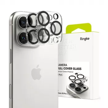 Ringke zaščita kamere 2 kosa za iPhone 16 Pro / 16 Pro Max prozorna