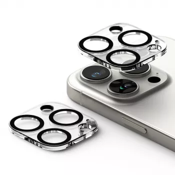 Ringke zaščita kamere 2 kosa za iPhone 16 Pro / 16 Pro Max prozorna