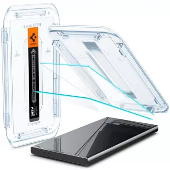Spigen Glas.tR EZ Fit zaščitna folija iz kaljenega stekla za Samsung Galaxy S24 Ultra - 2 kosa