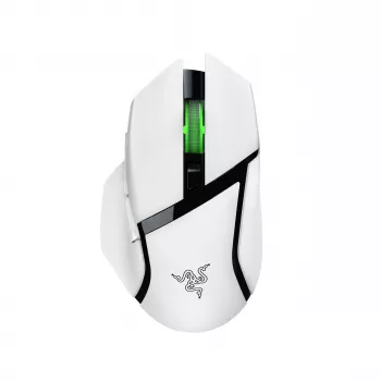 Razer Basilisk V3 X HyperSpeed brezžična igralna miška – bela
