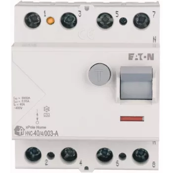 EATON HNC-40/4/003-A 40A 4P 30mA tip A RCCB zaščitno stikalo na diferenčni tok 6kA