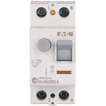 EATON HNC-40/2/003-A 40A 2P 30mA tip A RCCB 6kA zaščitno stikalo na diferenčni tok