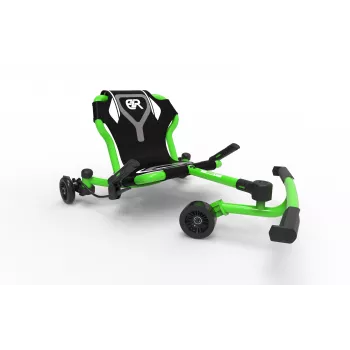 EzyRoller Drifter X drift gokart na nožni pogon, 4–12 let, limetno zelena
