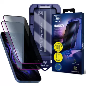 3MK PROTECTION Apple iPhone 14 Pro - 3mk Hardy Privzone 9H kaljeno steklo zaščita zaslona za zasebnost