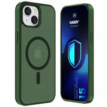 3MK PROTECTION Apple iPhone 15 - 3mk Hardy Hazy MagCase zelen