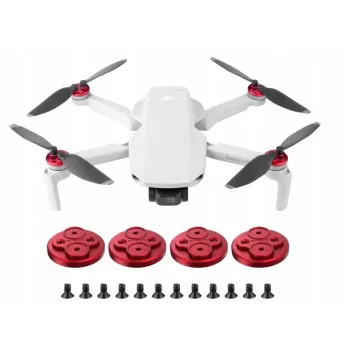SUNNYLIFE zaščitni pokrovi motorjev za DJI Mavic Mini 2 / Mini SE (paket 4 kosov) - črni